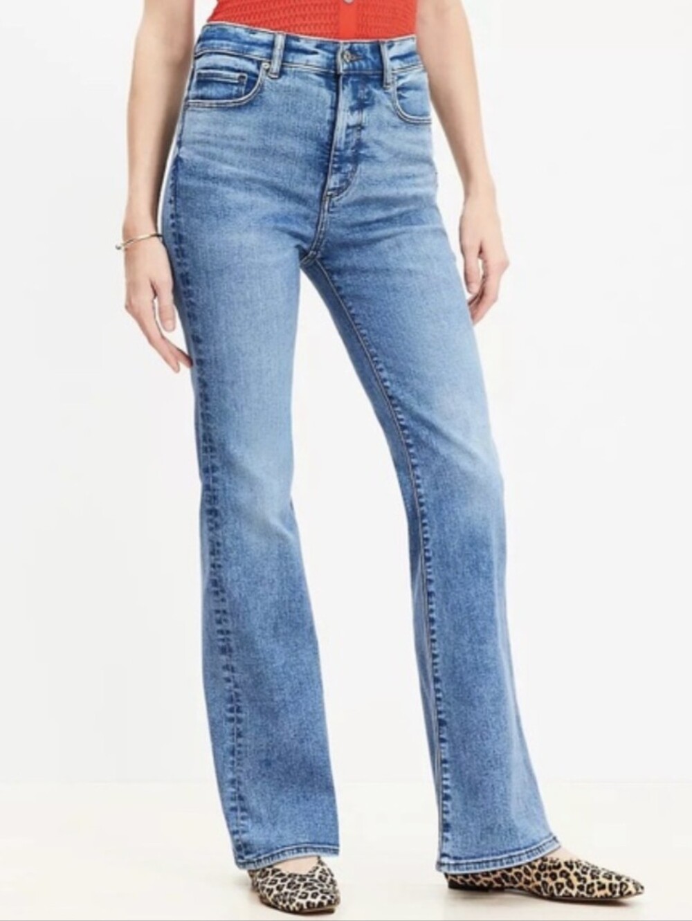 Loft Relaxed Flare Jeans